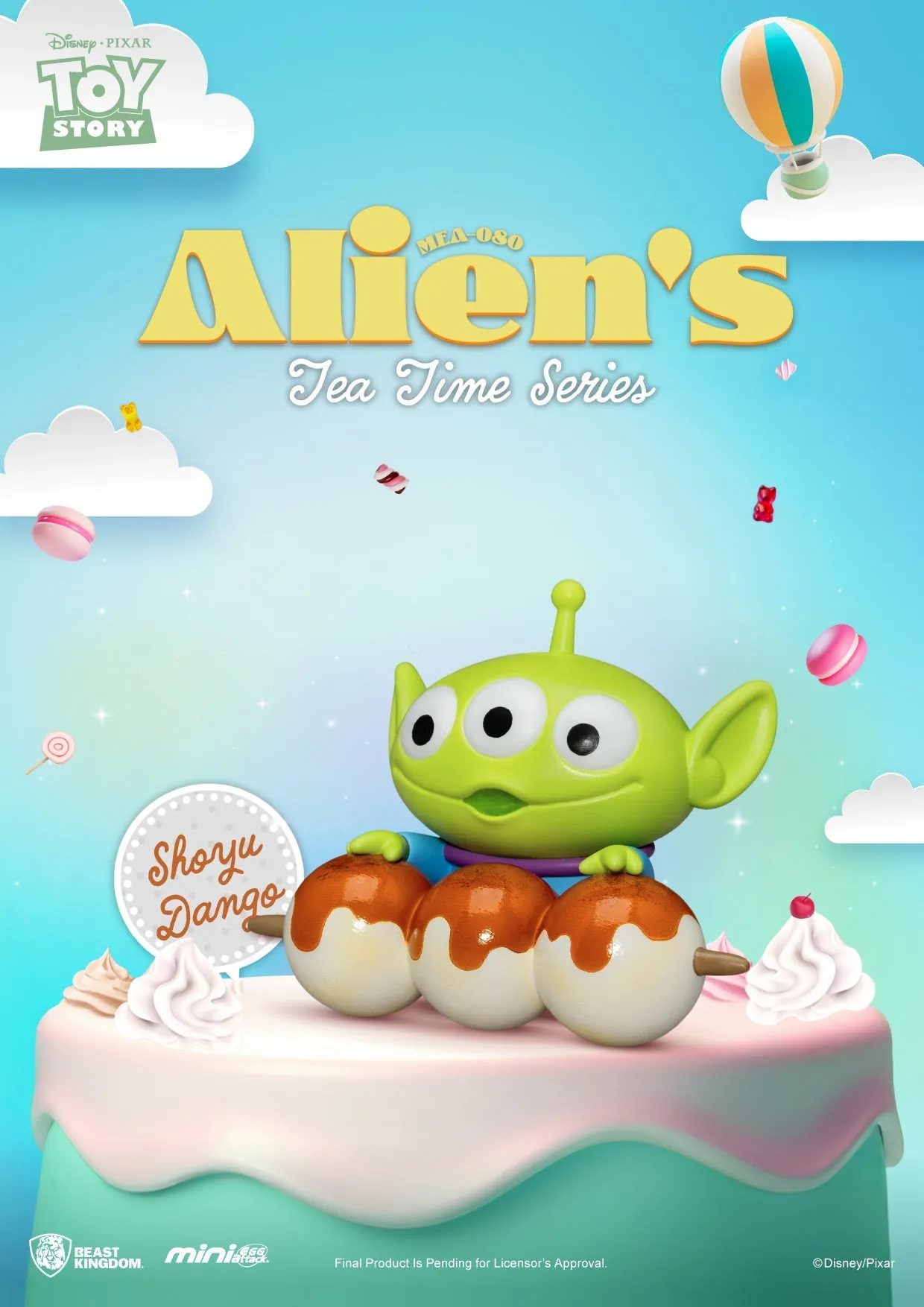 Beast Kingdom MEA-080 Alien's Tea Time series Blind Box set(6PCS)