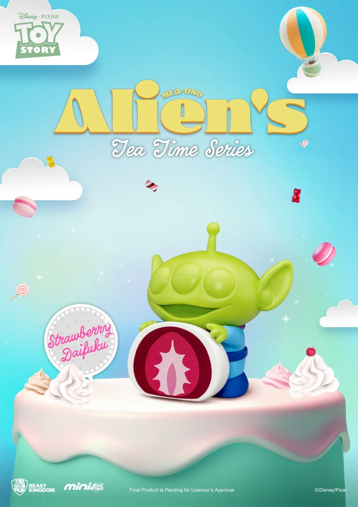Beast Kingdom MEA-080 Alien's Tea Time series Blind Box set(6PCS)