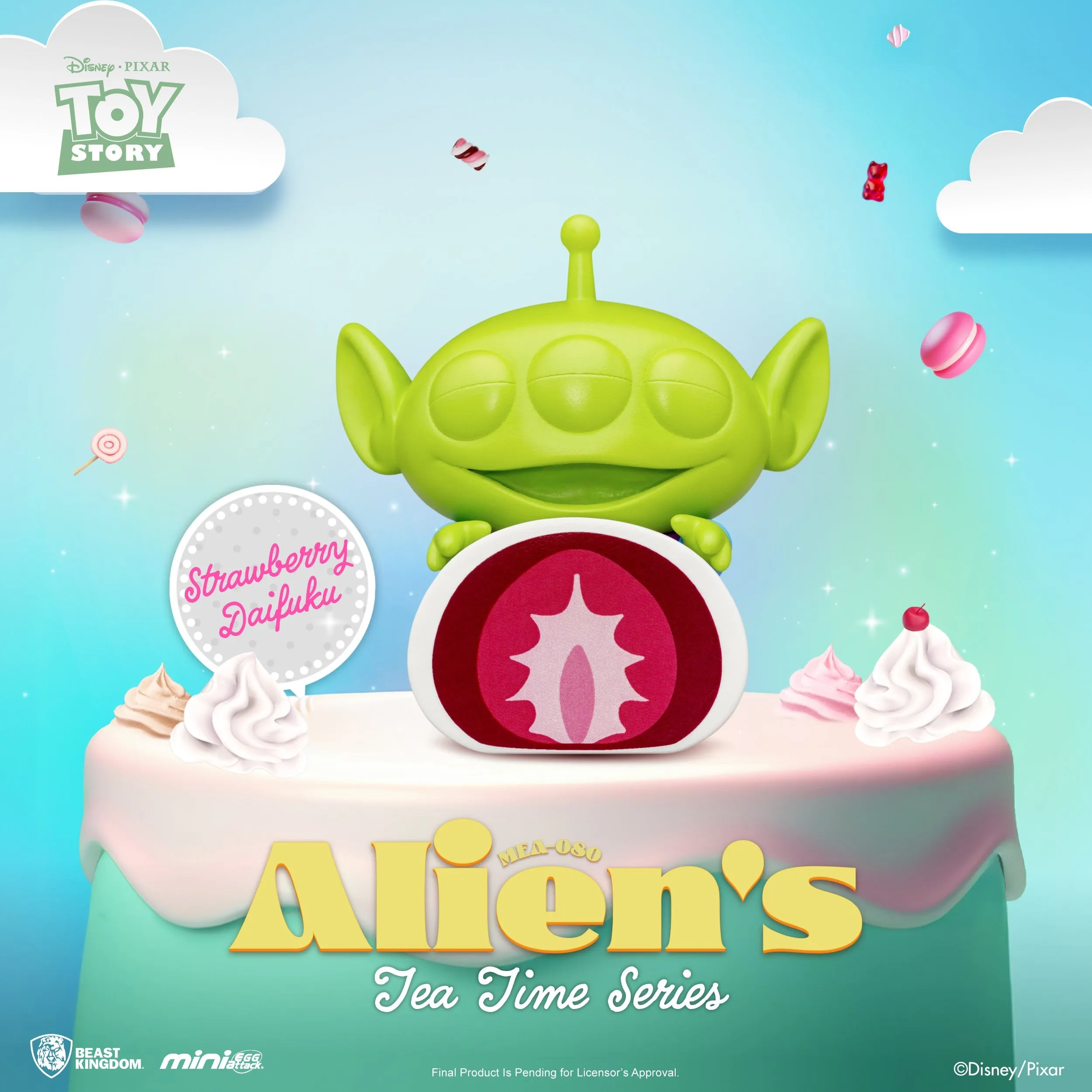 Beast Kingdom MEA-080 Alien's Tea Time series Blind Box set(6PCS)