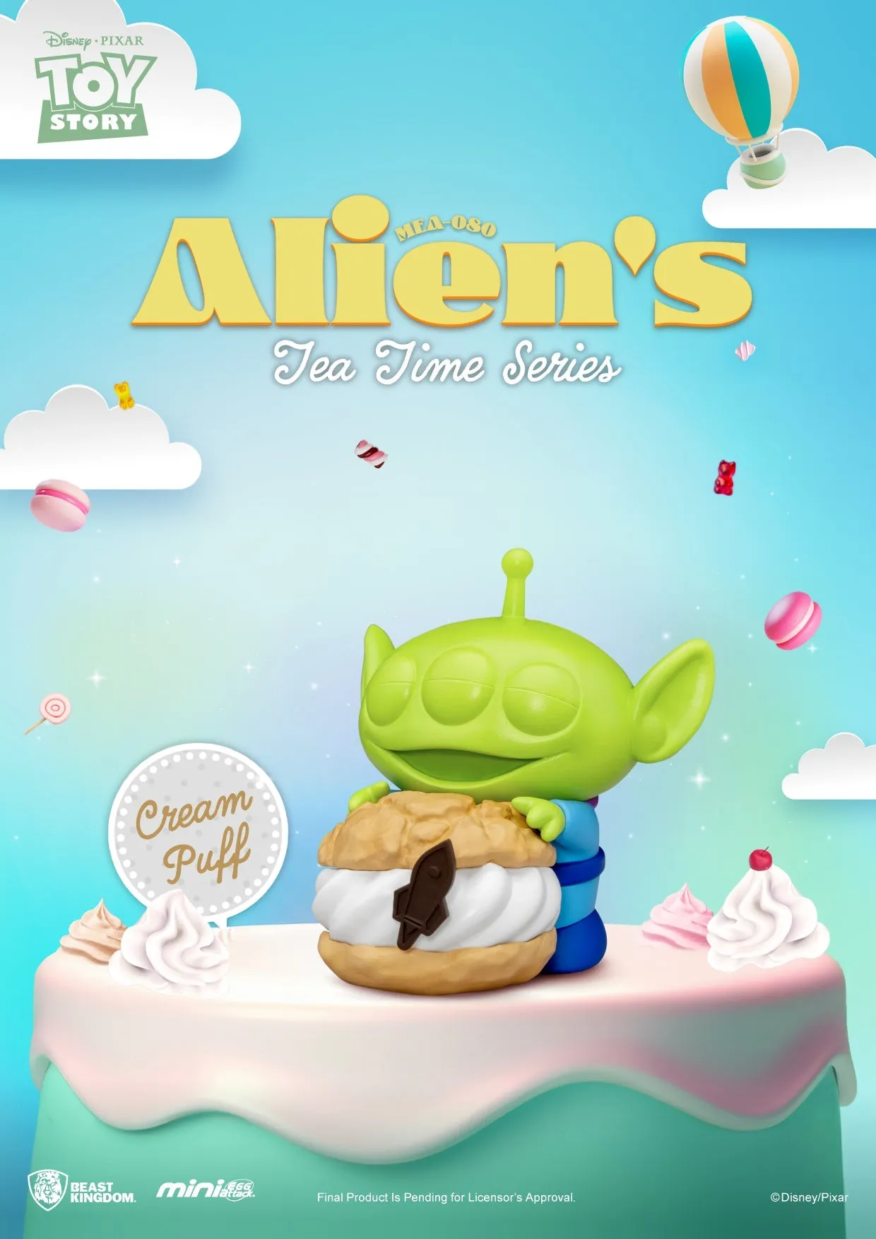 Beast Kingdom MEA-080 Alien's Tea Time series Blind Box set(6PCS)