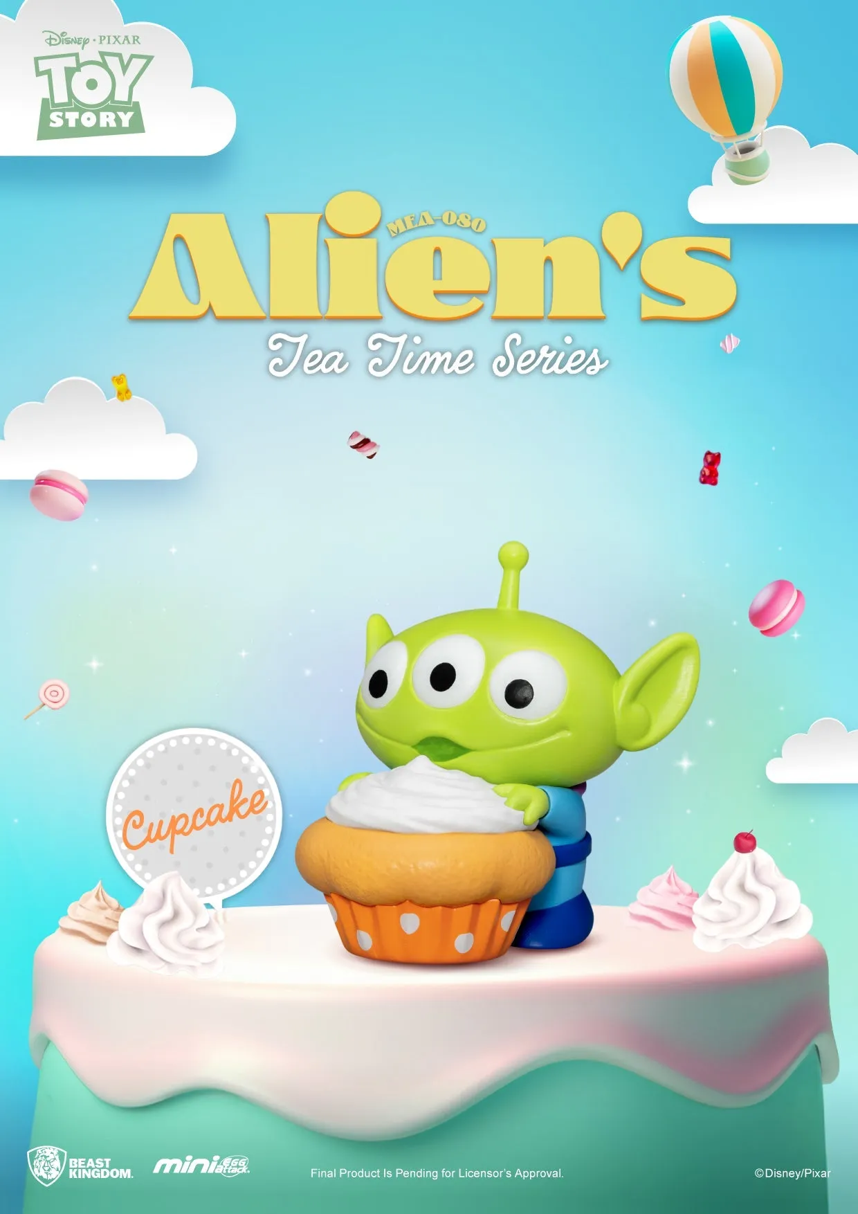 Beast Kingdom MEA-080 Alien's Tea Time series Blind Box set(6PCS)