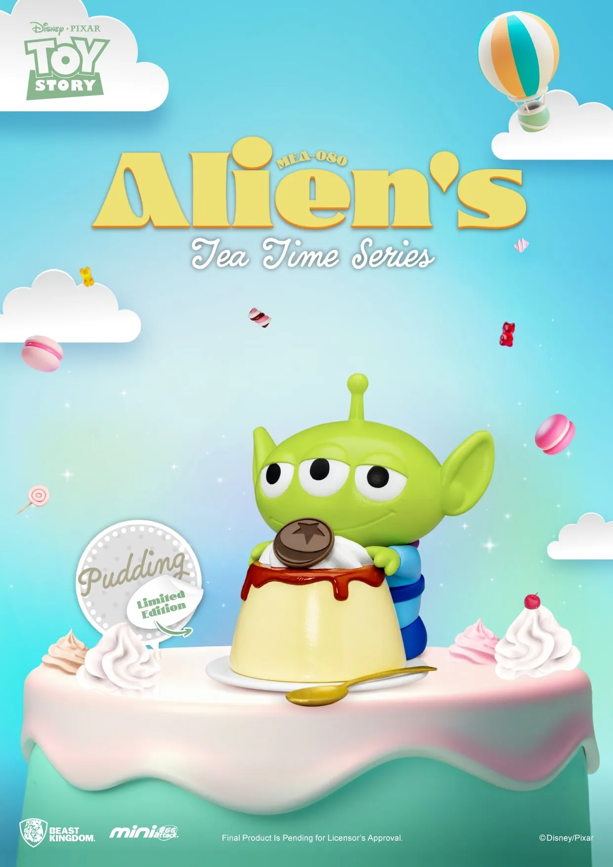 Beast Kingdom MEA-080 Alien's Tea Time series Blind Box set(6PCS)