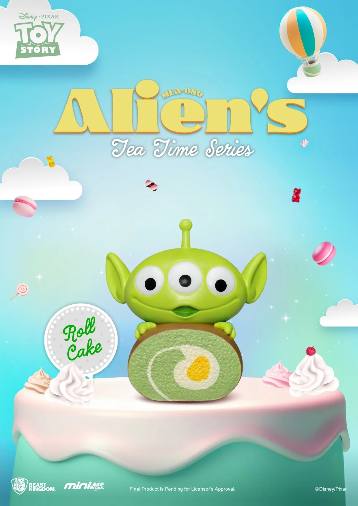 Beast Kingdom MEA-080 Alien's Tea Time series Blind Box set(6PCS)