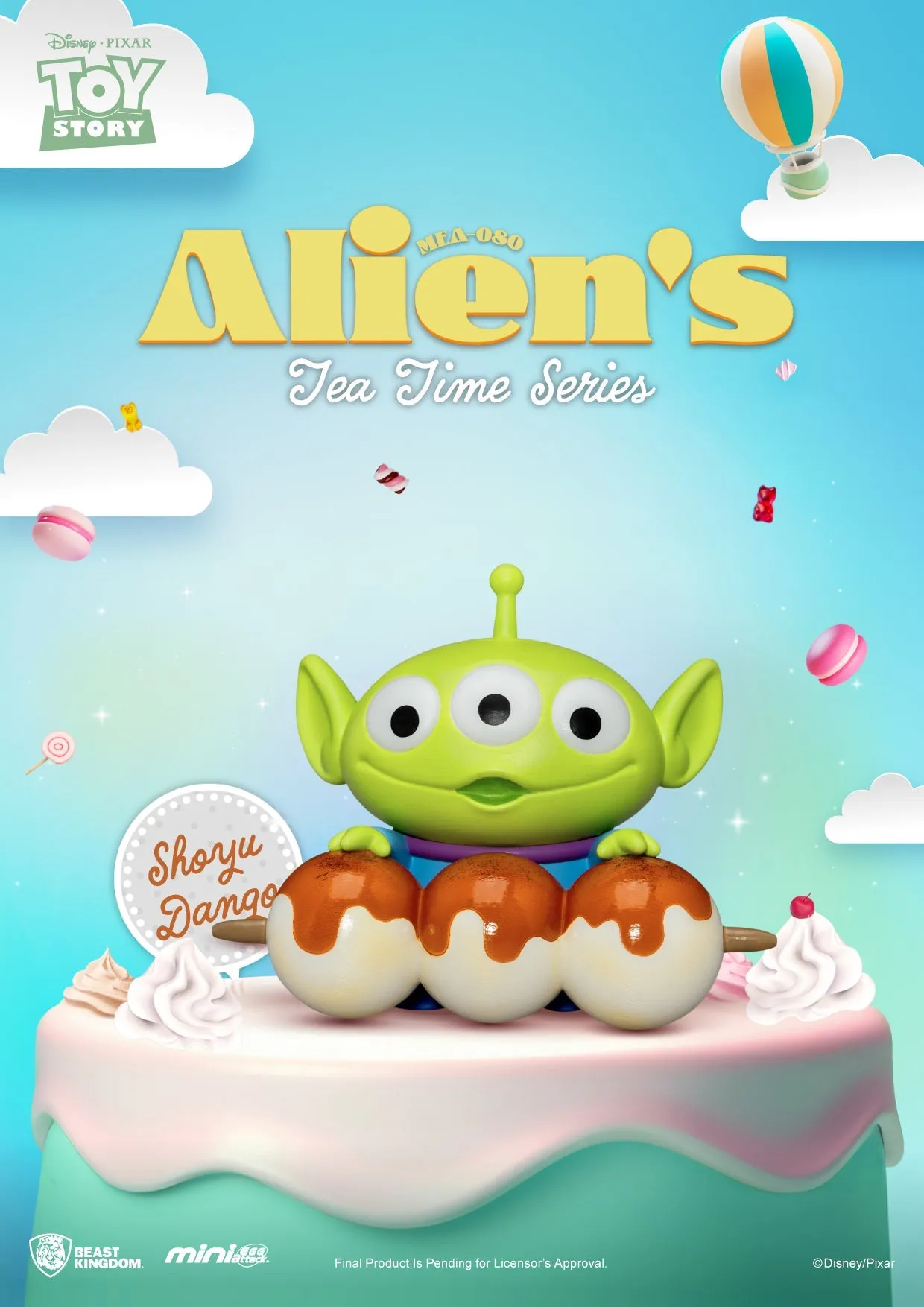 Beast Kingdom MEA-080 Alien's Tea Time series Blind Box set(6PCS)