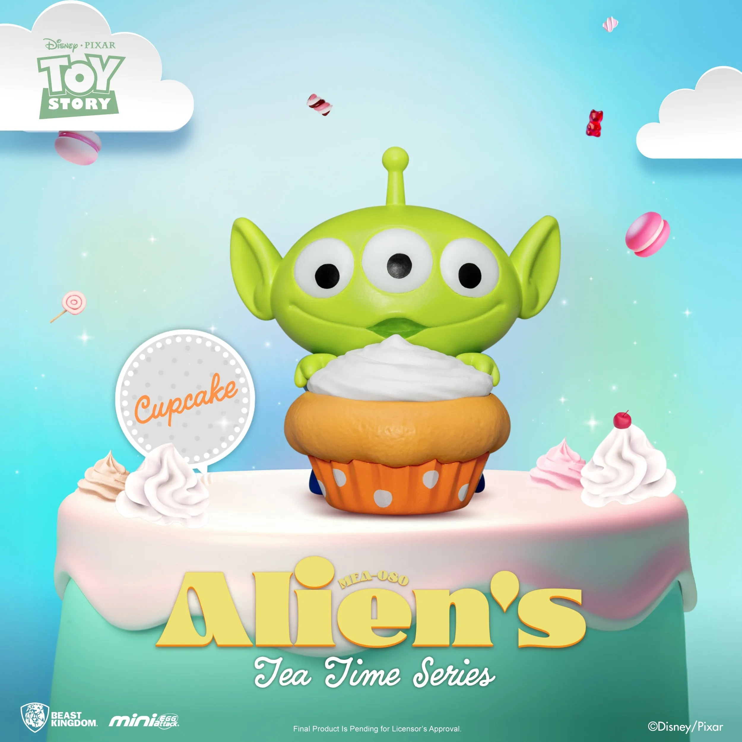 Beast Kingdom MEA-080 Alien's Tea Time series Blind Box set(6PCS)