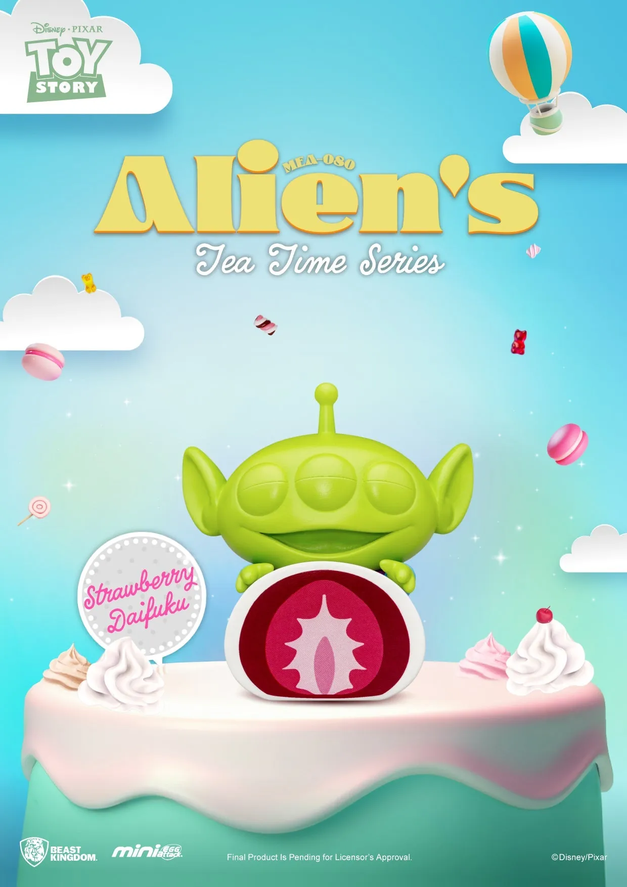 Beast Kingdom MEA-080 Alien's Tea Time series Blind Box set(6PCS)