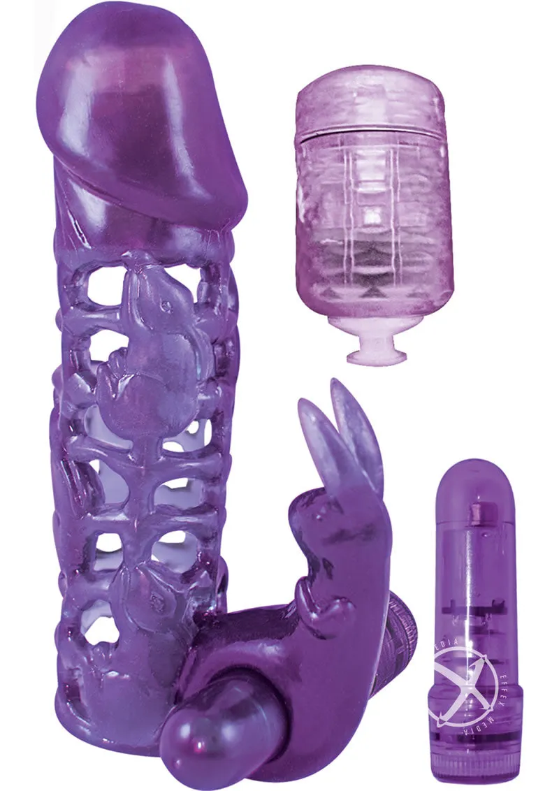 Clit Tickler Penis Extender Vibrating Sleeve