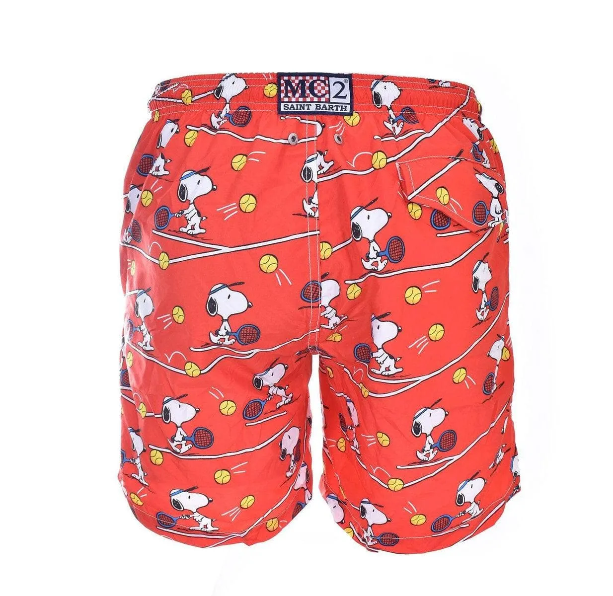 Costume bagno stampa snoopy tennis