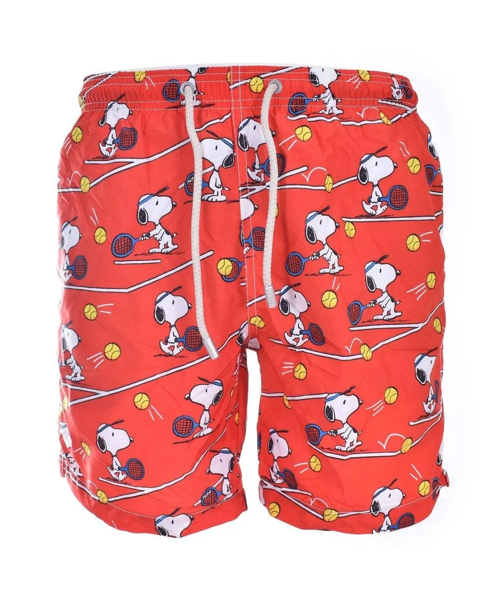 Costume bagno stampa snoopy tennis
