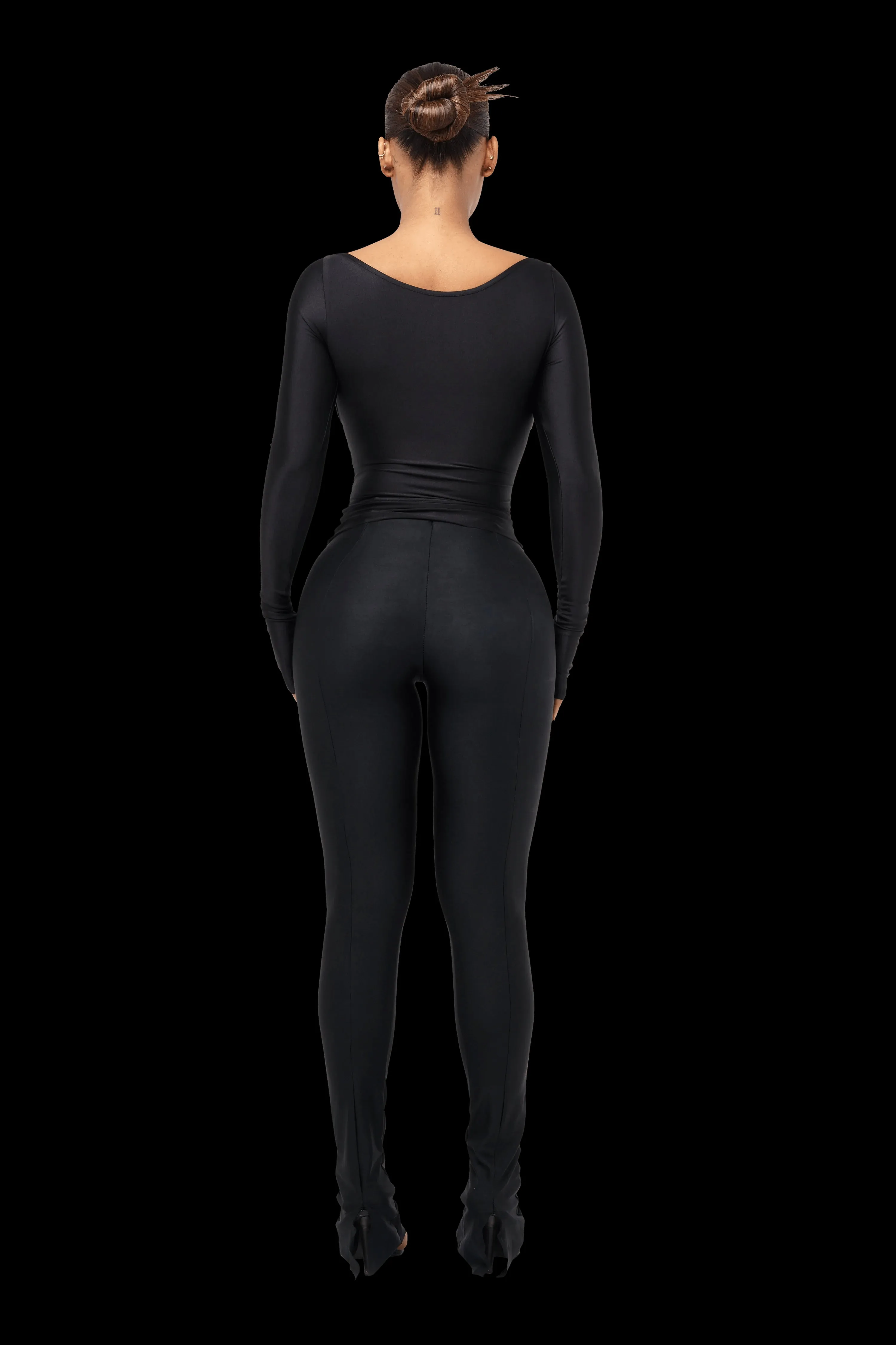 Coucoo - Lanai Long-Sleeved Top and Leggings in Squid Ink