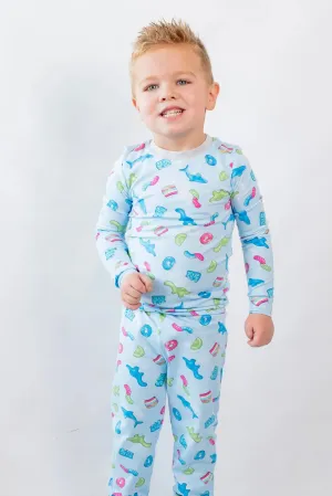 Esme Sour Gummies PJ Set in Blue