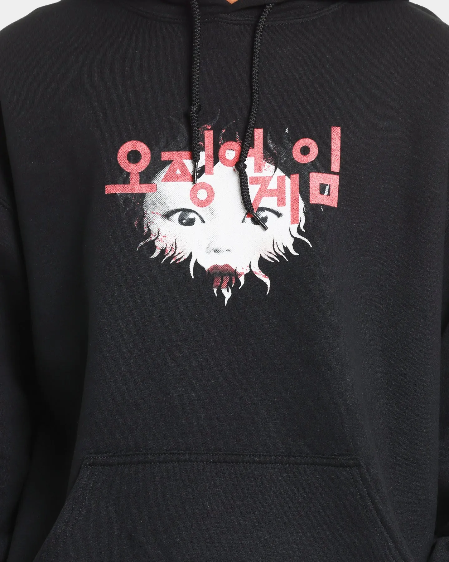 Goat Crew X Squid Game Doll Vintage Hoodie Black