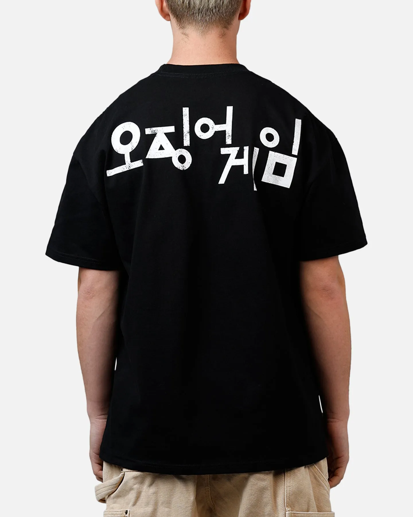 Goat Crew X Squid Game Masked Men T-Shirt Black