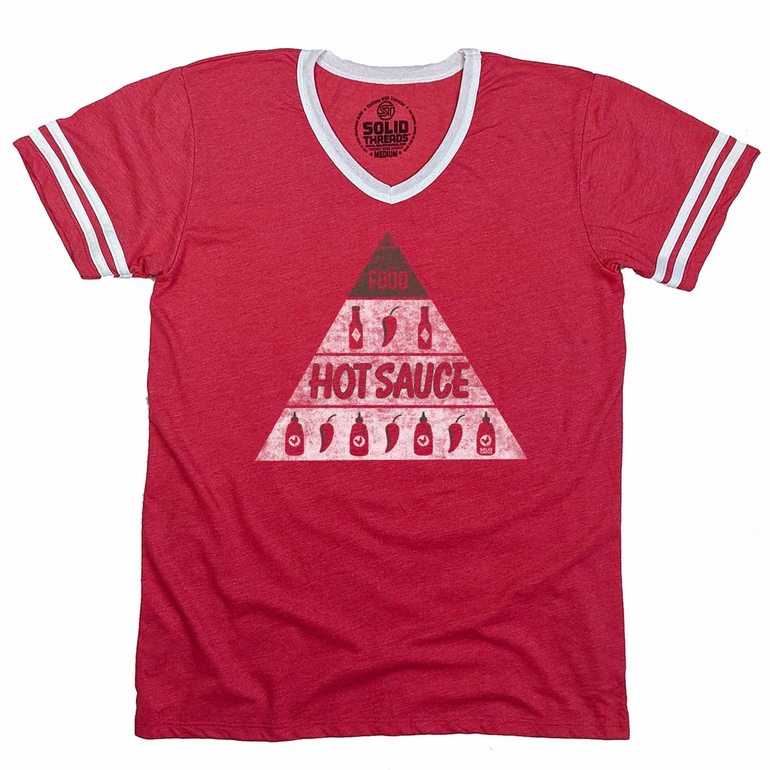 Hot Sauce Ringer V-neck