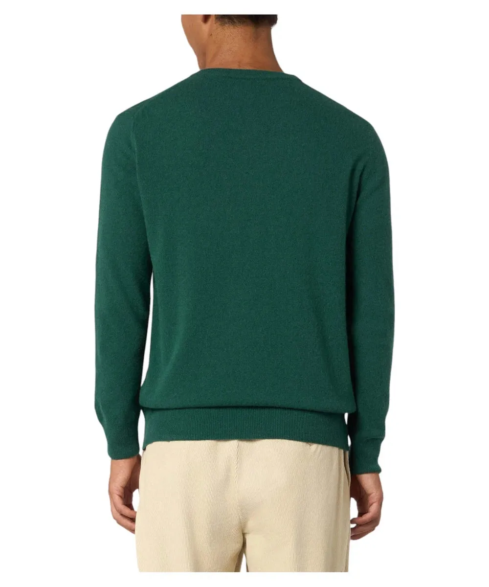 Maglione Heron Verde con Ricamo Snoopy Golf - Edizione Speciale SNOOPY PEANUTS