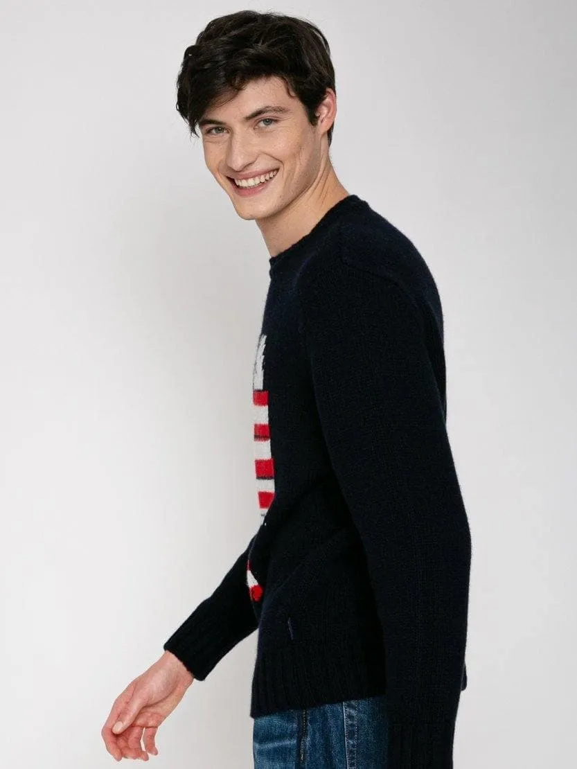 Maglione stampa jacquard snoopy | peanuts® special edition