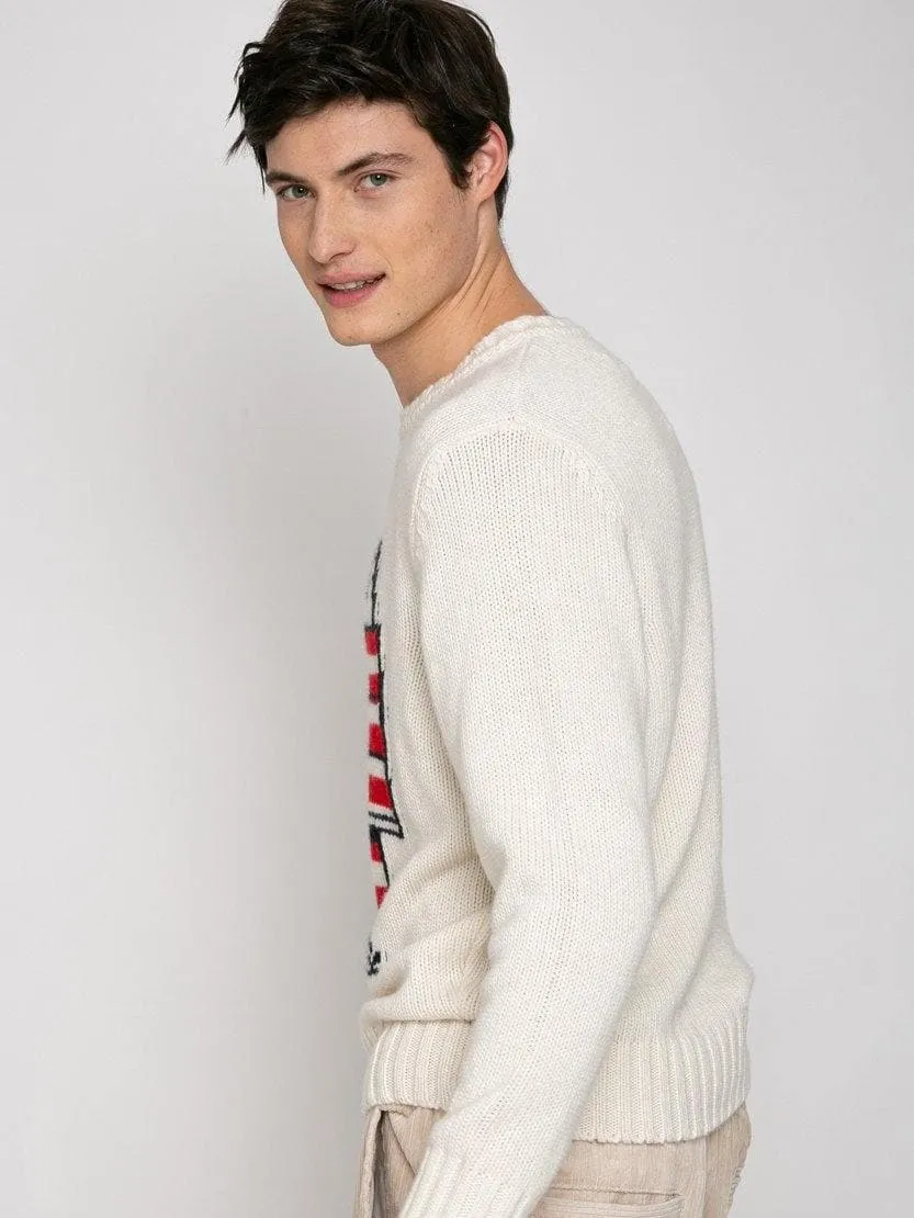 Maglione stampa jacquard snoopy | peanuts® special edition