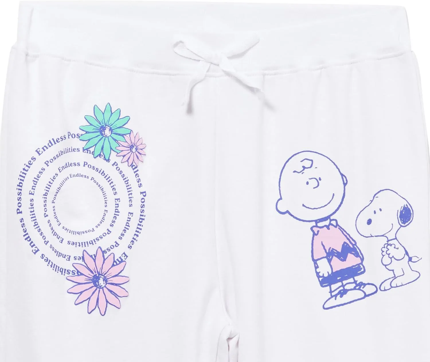 Peanuts Girls Snoopy Girls 4-16 Endless Possibilties Hoodie & Jogger 2pc Set
