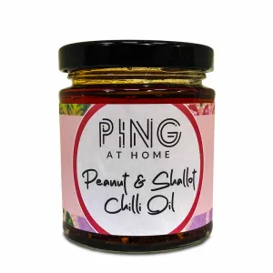Ping Coombes Peanut & Shallot Chilli Oil, 190ml