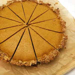 Pumpkin-Oatmeal Pie, gluten free