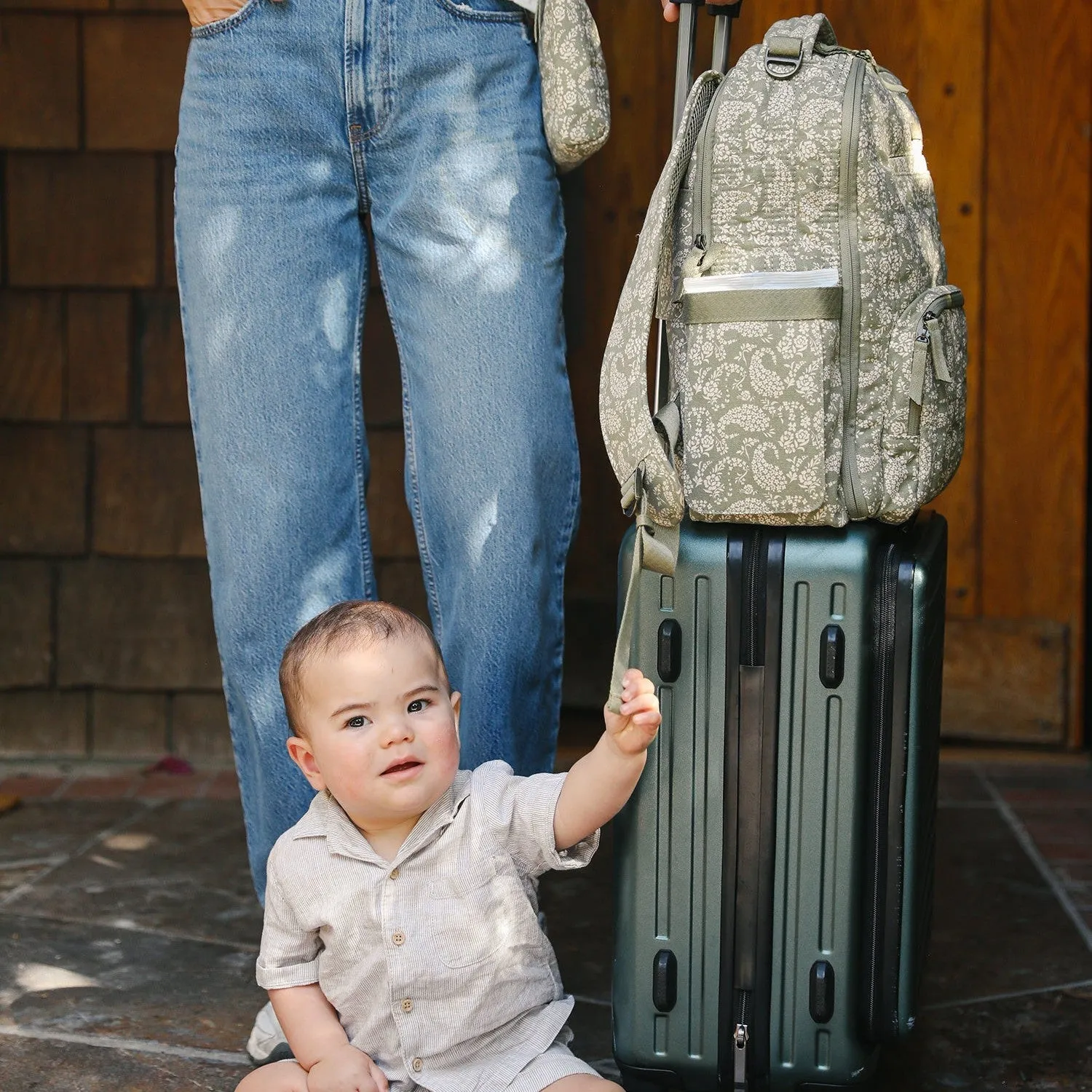 Sazan   JuJuBe Classic Diaper Backpack | Paisley Floral