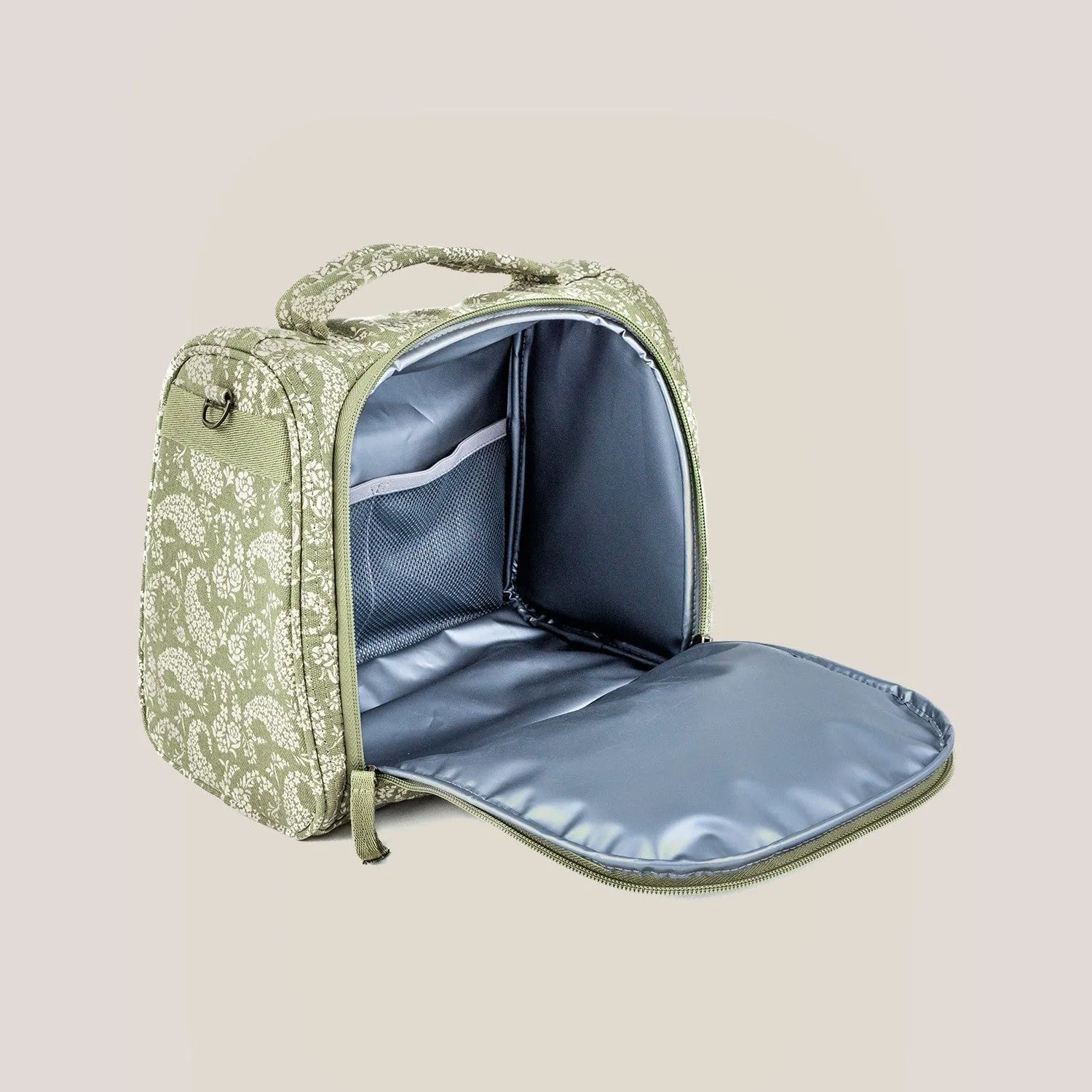 Sazan   JuJuBe Insulated Bottle Bag | Paisley Floral