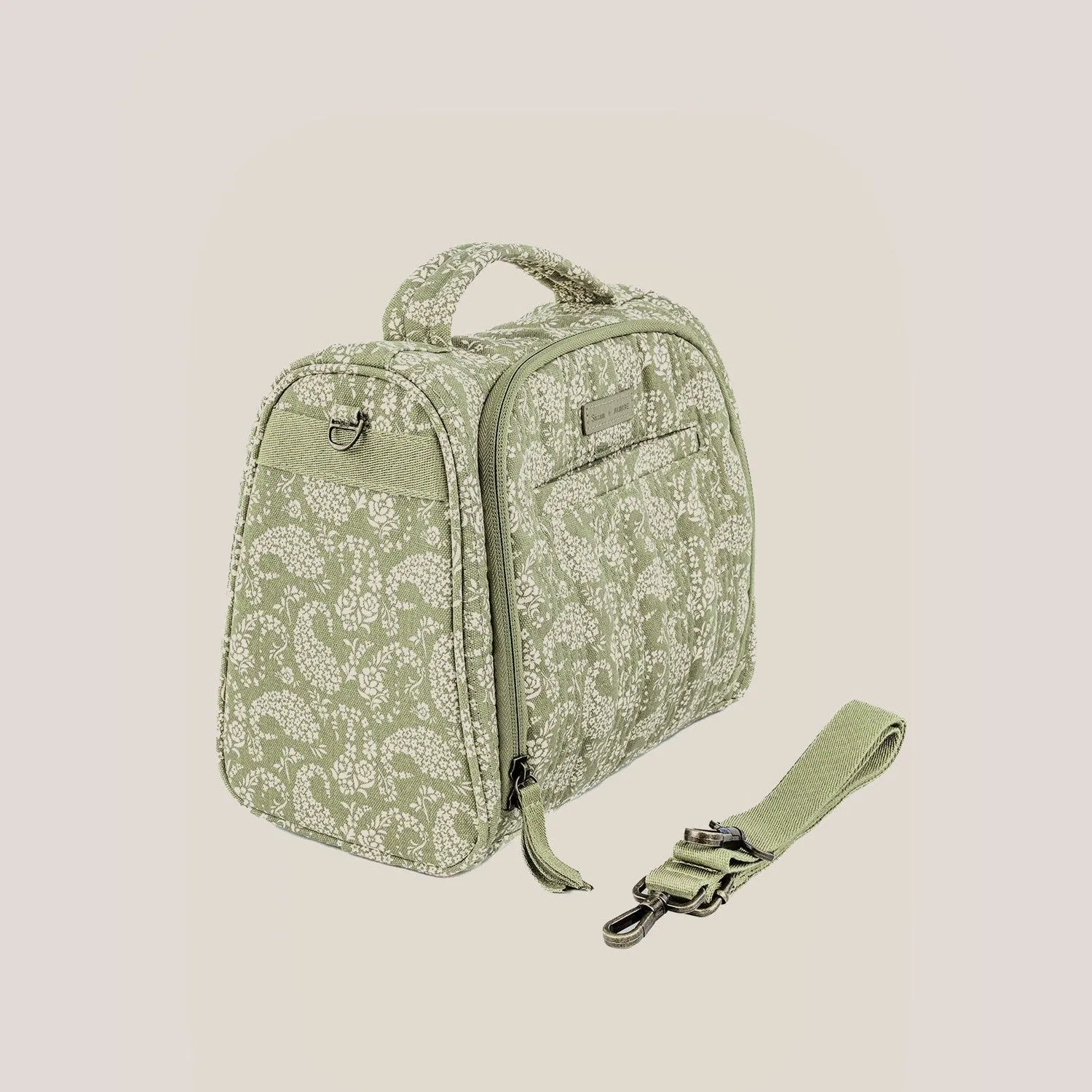 Sazan   JuJuBe Insulated Bottle Bag | Paisley Floral