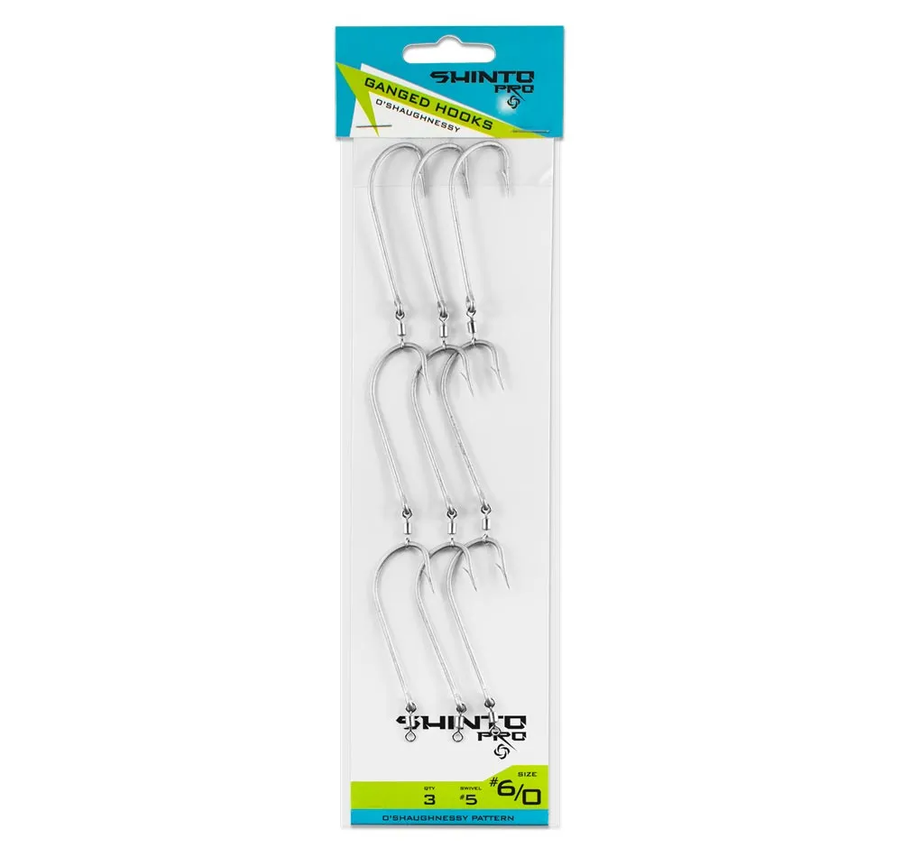 Shinto Pro O'Shaughnessy Ganged Hooks