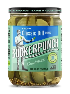 SuckerPunch Snappy Classic Dill Spears 24oz