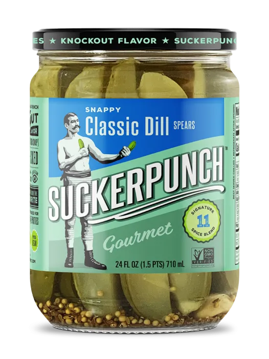 SuckerPunch Snappy Classic Dill Spears 24oz