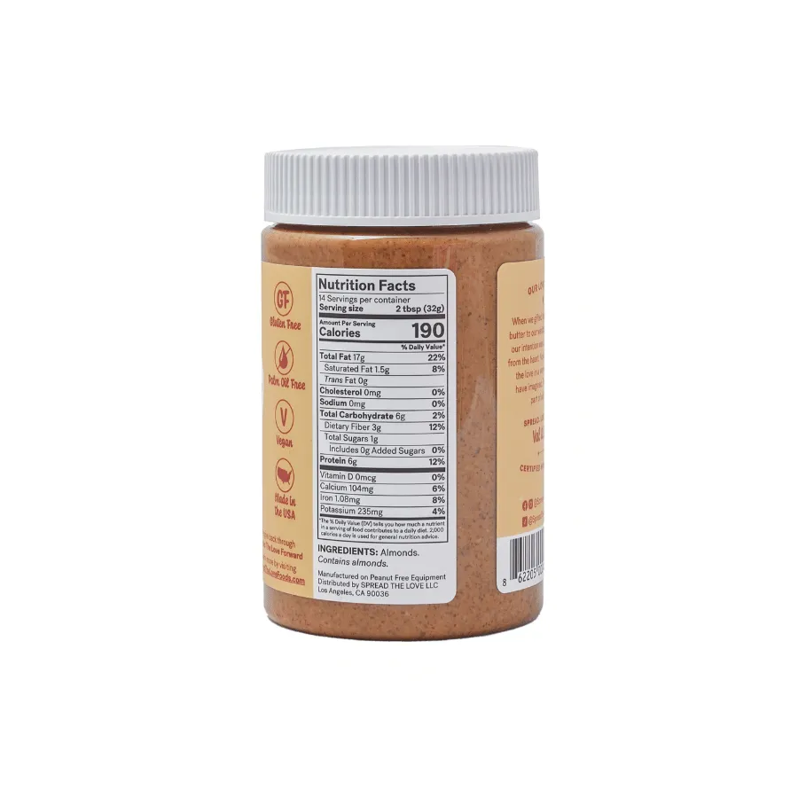 UNSALTED CRUNCH Almond Butter - Wholesale